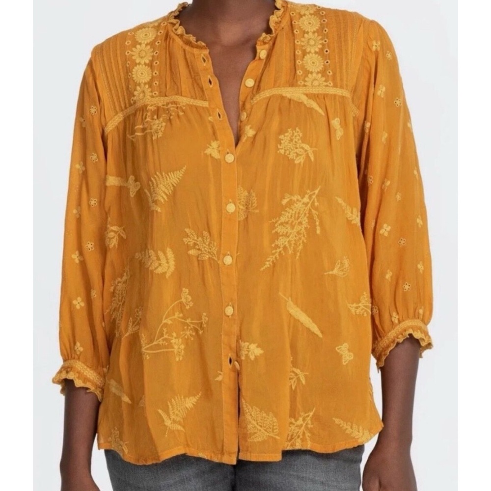 Johnny Was Fern Lilly Blouse
